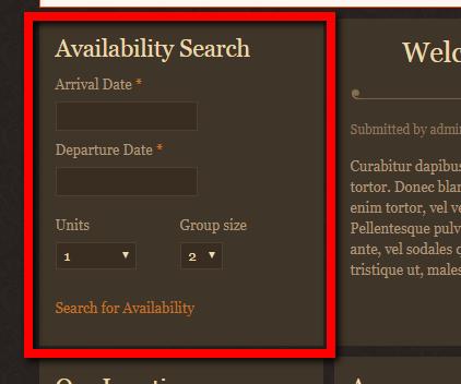 Availability Search